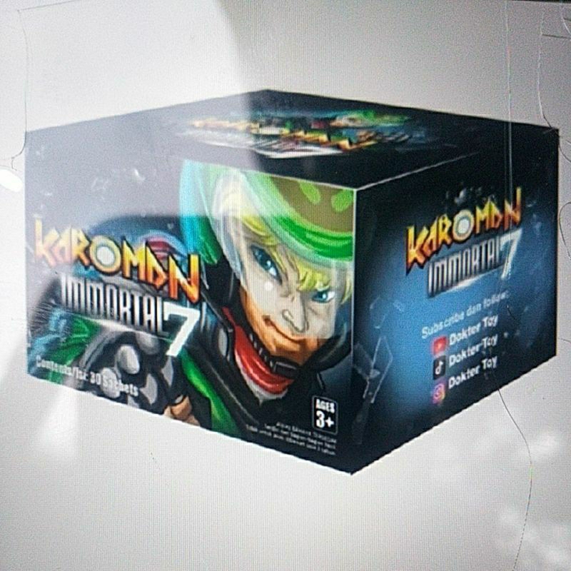 1 Box Puzzle 3D Karoman Immortal 7 Isi 30 Sachet