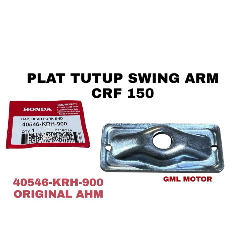 PLAT TUTUP SWING ARM STELAN RANTAI CRF 150 L ORIGINAL AHM 40546KRH900