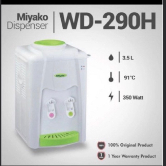 dispenser miyako hot and cool