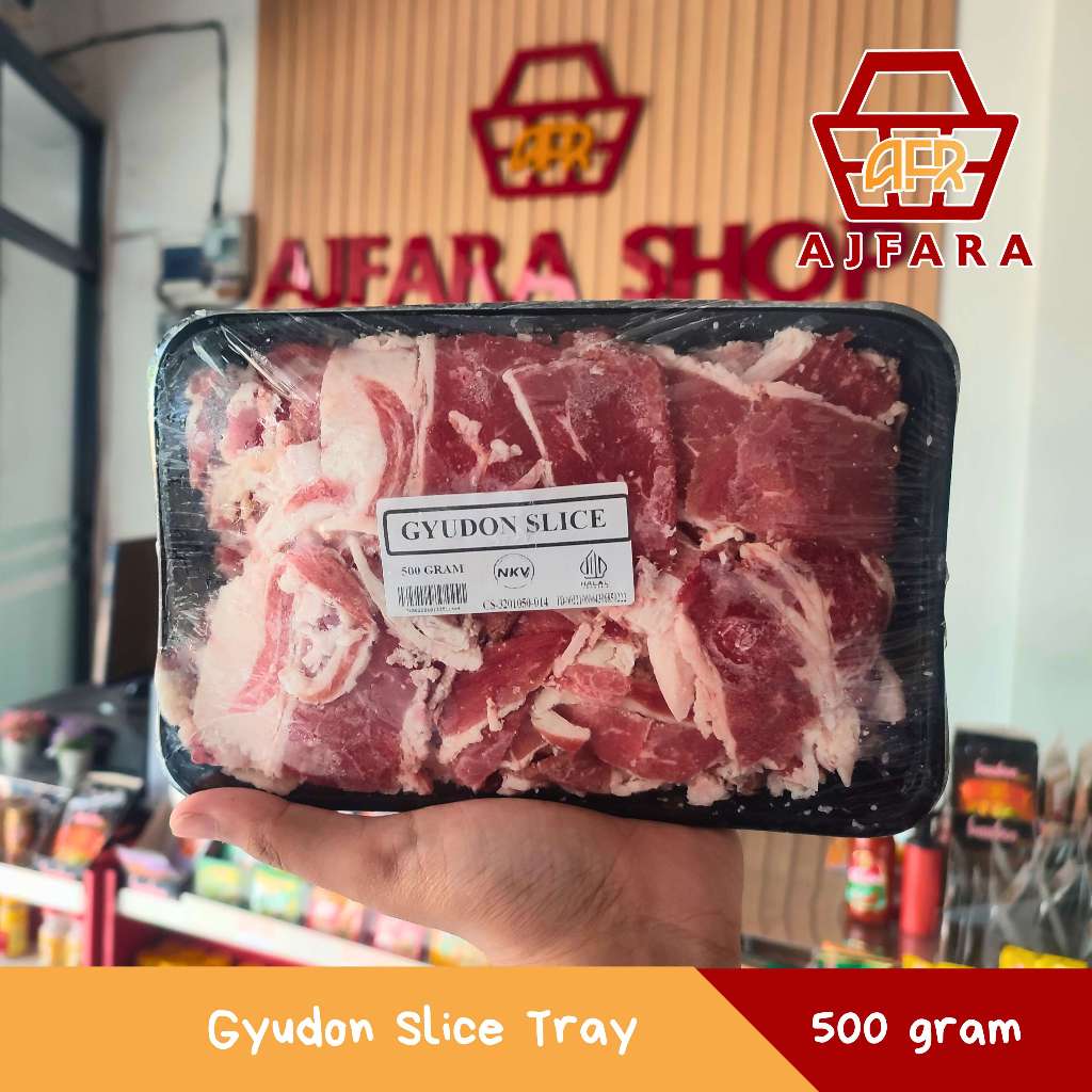 

Gyudon Slice Tray 500 gram