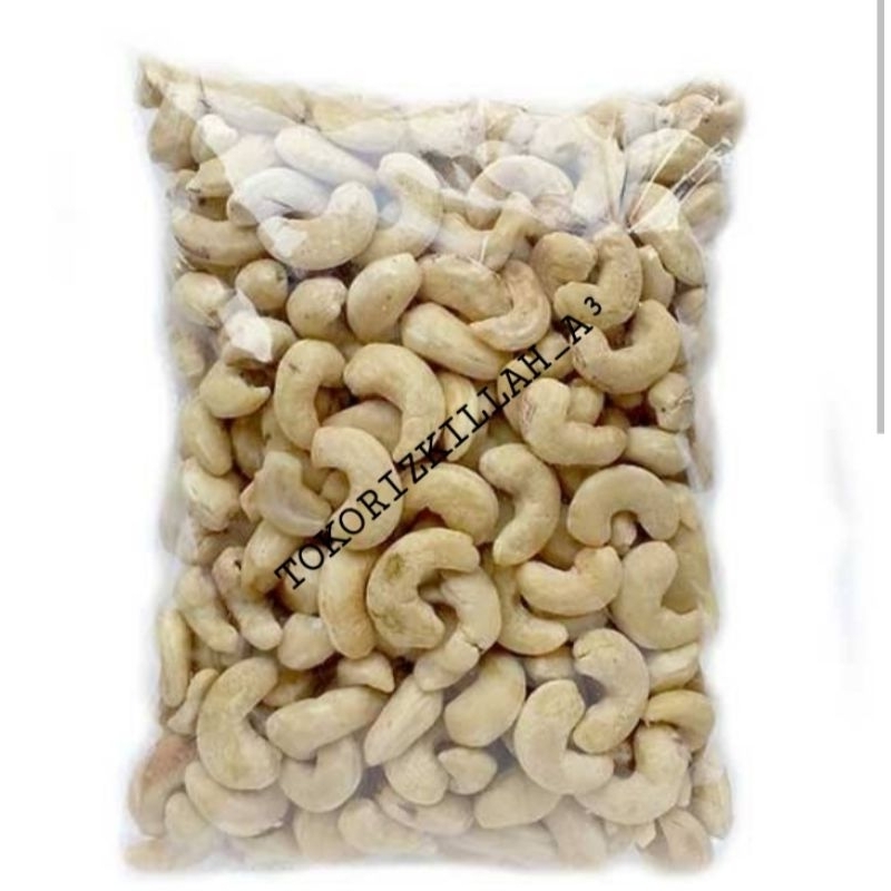 

Kacang mede mete utuh mentah 1000gr/1KG murah kwalitas tidak murahan original Laris manis.