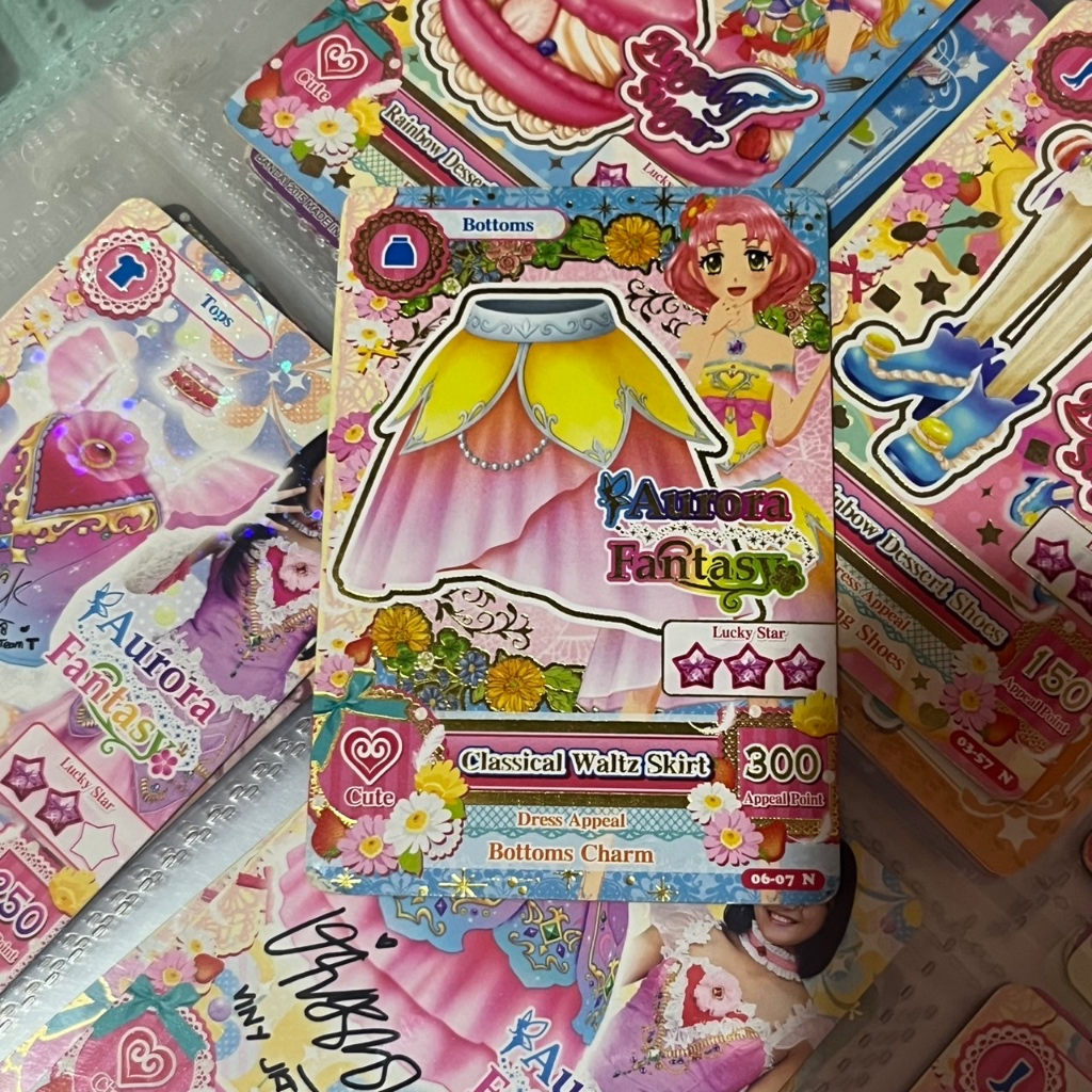 [ aikatsu card kartu official aurora fantasy bottoms classical waltz skirt ]