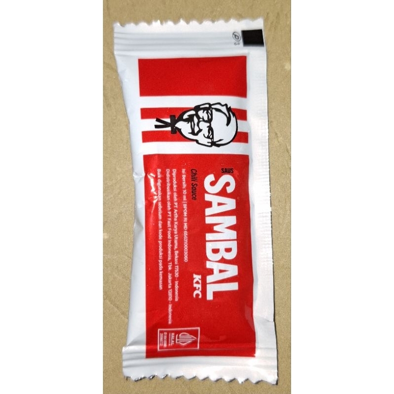 

KFC Saus Sambal (Hot Tasty) Sachet Kecil 10 gr
