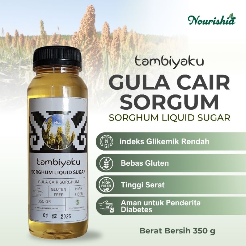 

Gula Cair Sorgum TAMBIYAKU 350g Sorghum Liquid Sugar - Gluten Free - Rendah Kalori