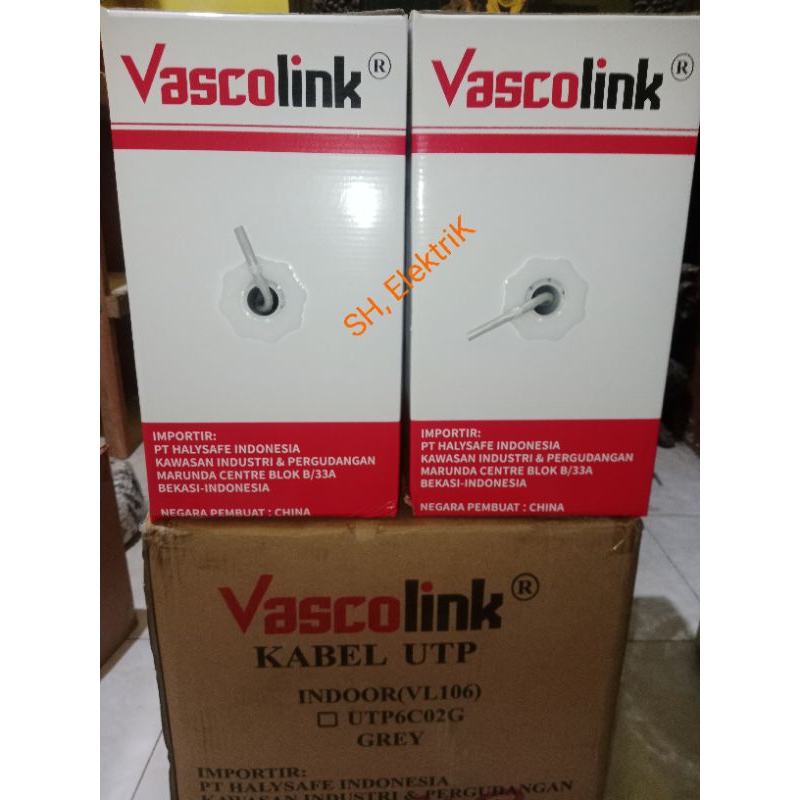 KABEL VASCOLINK UTP CAT6 VASCOLINK CABLE UTP CAT6 OUTDOOR(VL107) / INDOOR(VL106)