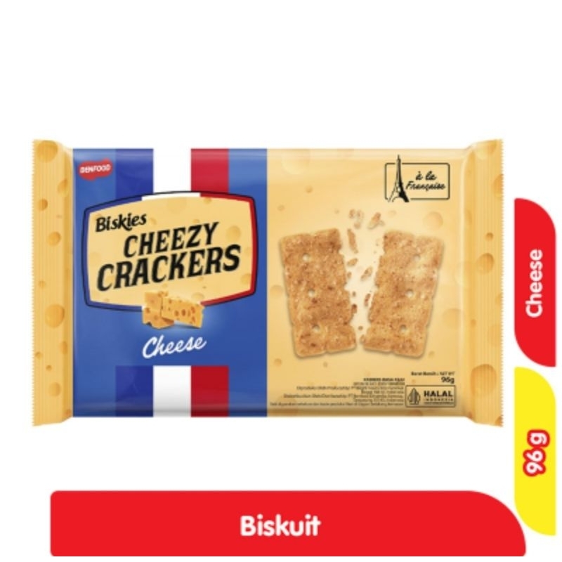 

Biskies Cheezy Crackers Keju 96 g