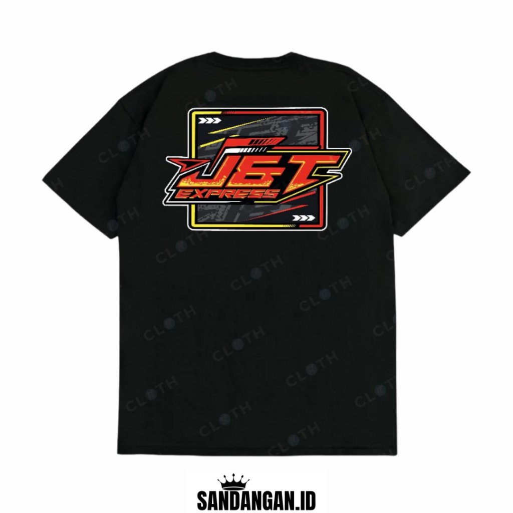 Tshirt Kaos J&T Express JNT Paket Ekspedisi Kurir Premium Quality 24s