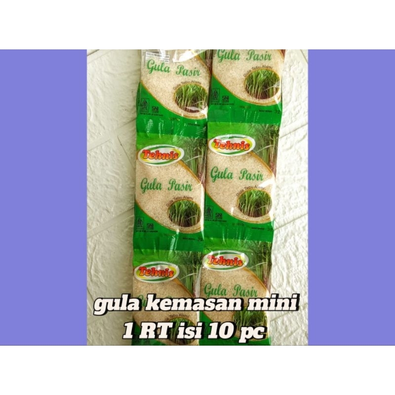 

Gula pasir sachet 1000 1 renteng isi 10 sachet