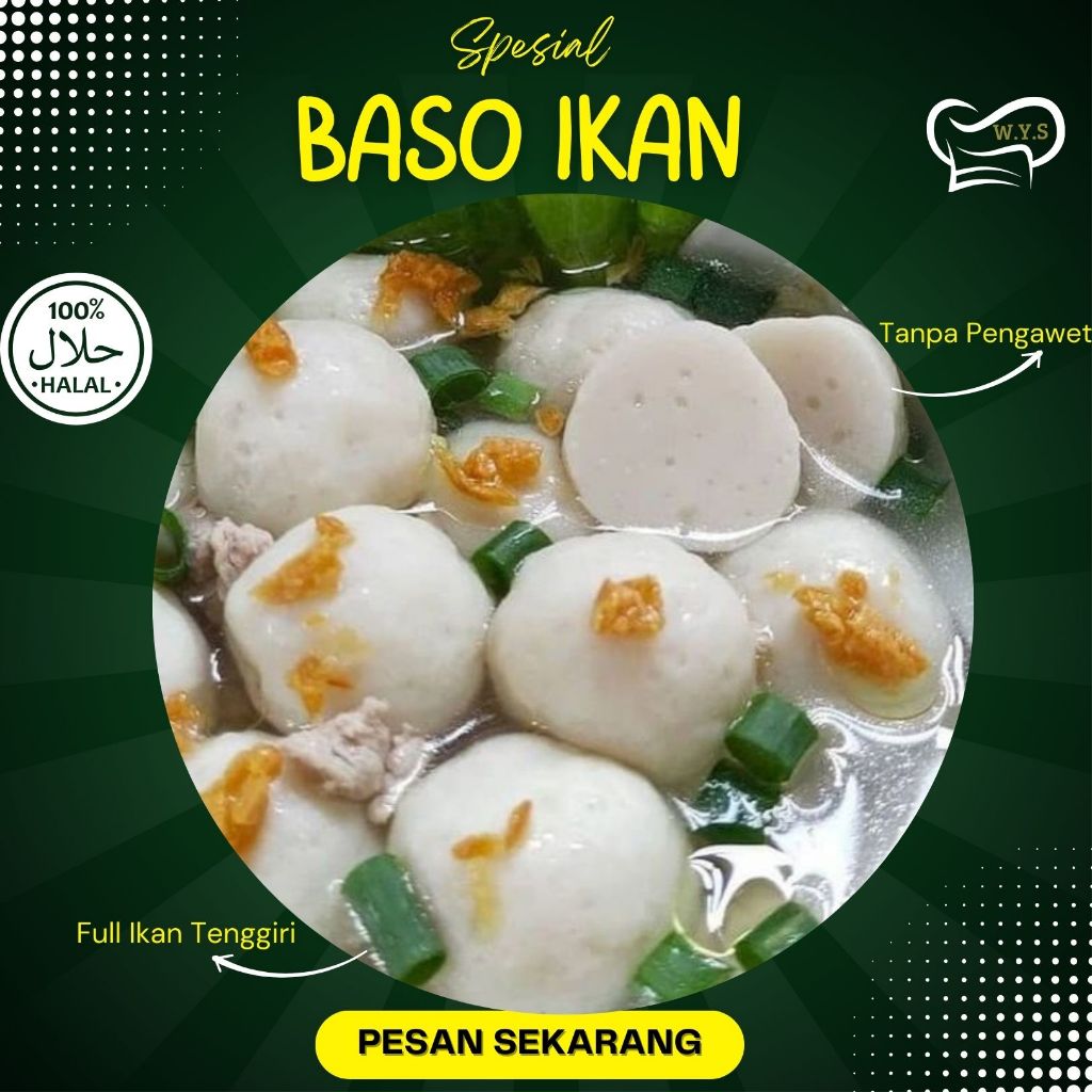 

Baso Ikan Tenggiri 20 Pcs Asli Khas Bangka