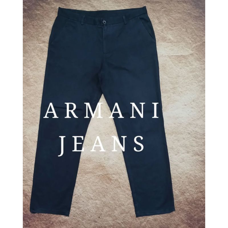 celana chinos pant pria armani jeans big size second bekas preloved