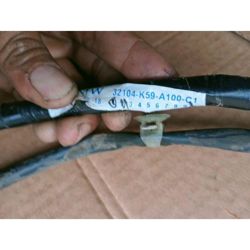 kabel bodi bagian belakang TB Honda Vario 150/125 LED old barang seken ORI copotan