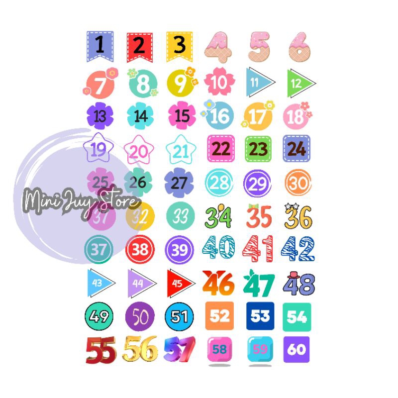 

Sticker album nabung metode nomor urut 1-240