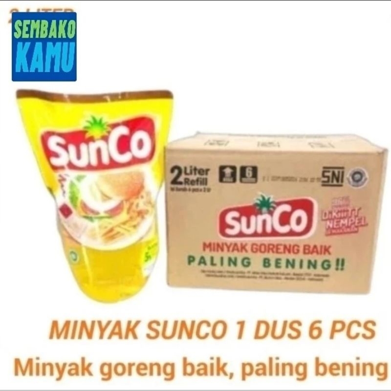 

Minyak Goreng Sunco 2 L - 1 Dus isi 6