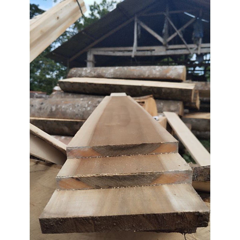 KAYU PAPAN 2CM X 15CM PANJANG 100CM SOLID