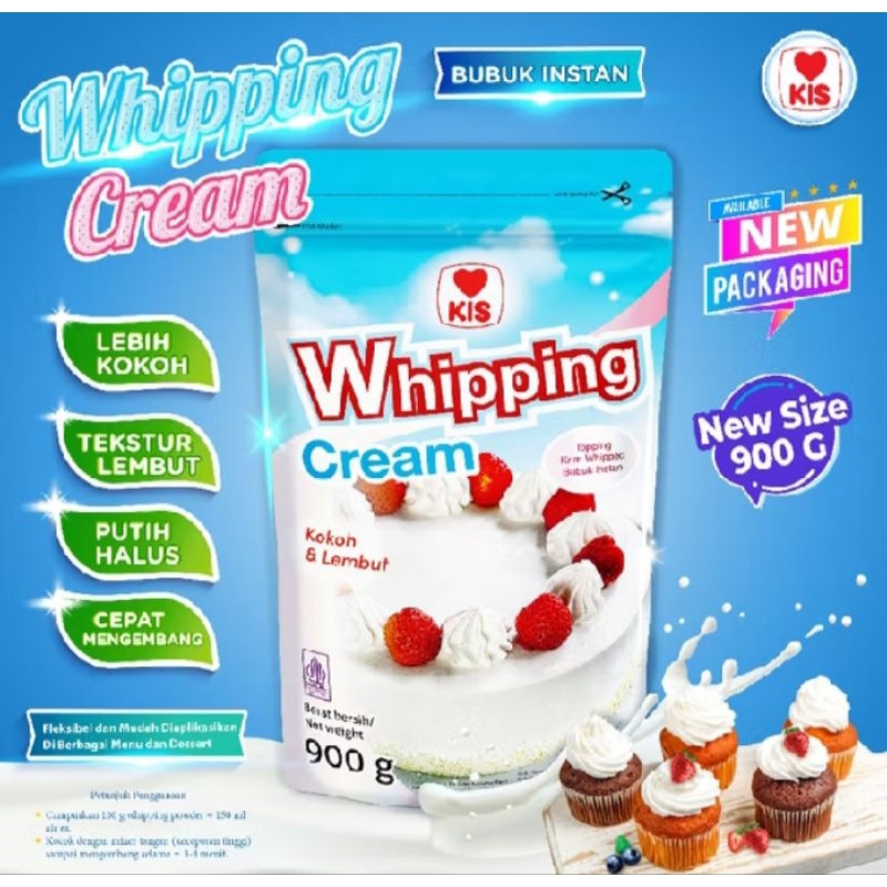 

WHIPPING CREAM POWDER CHEFMATE KEMASAN 900GR & 300GR WHIPPING CREAM BUBUK