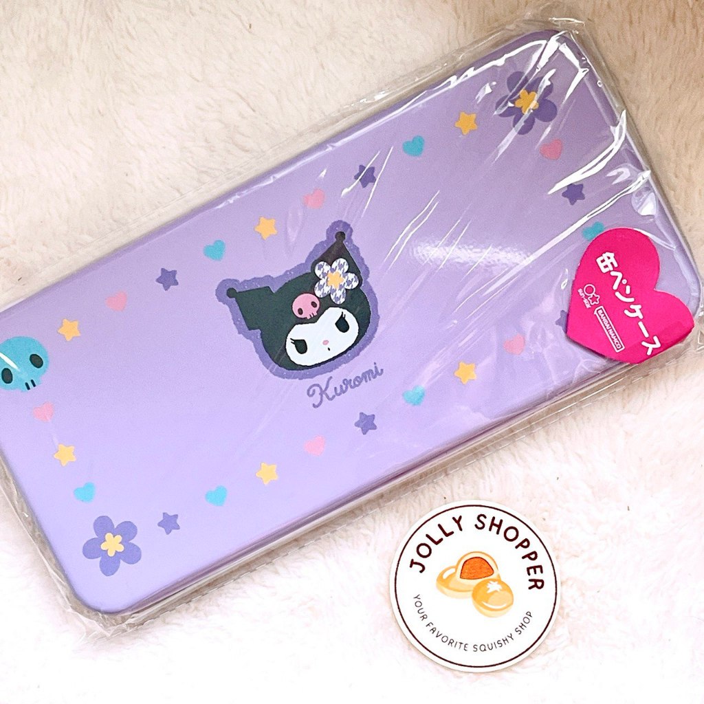 

[READY STOCK] Kuromi Tin Pencil Case Y2K Sanrio Japan 2024