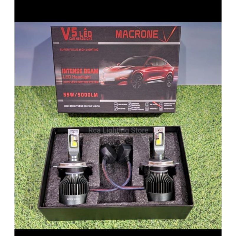 V5 Macrone LED H4 Murni Watt Car LED H4 Macrone