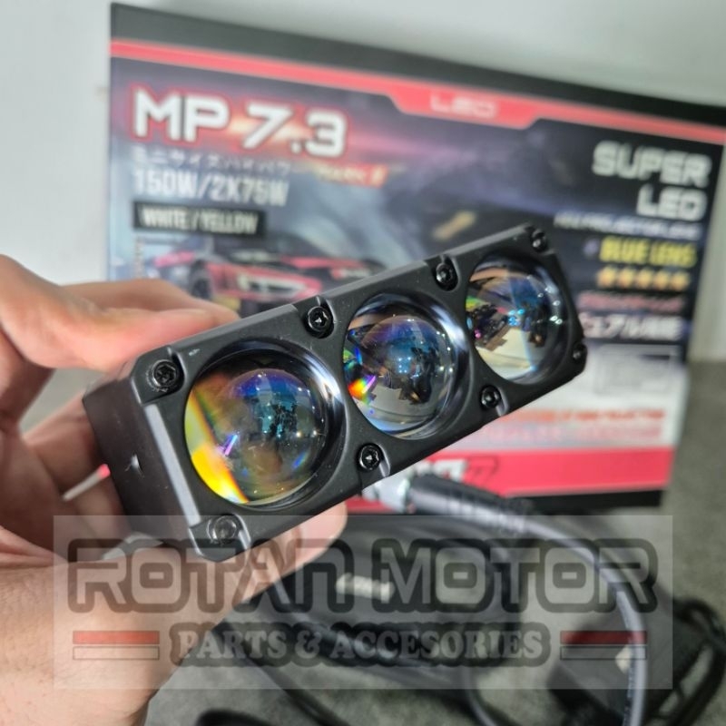 Mini Projie PR07 MP7.3 Mark II Triple Lens Blue Lens MP73 Mark 2 / MP 7.3 MK2 LASER LED / MINI PROJI
