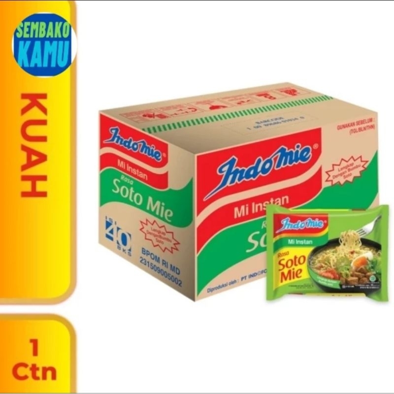

Indomie Soto - 1 Dus Isi 40 Pcs