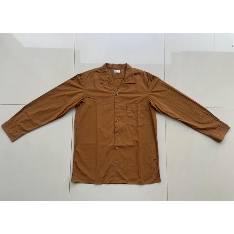 uniqlo open collar