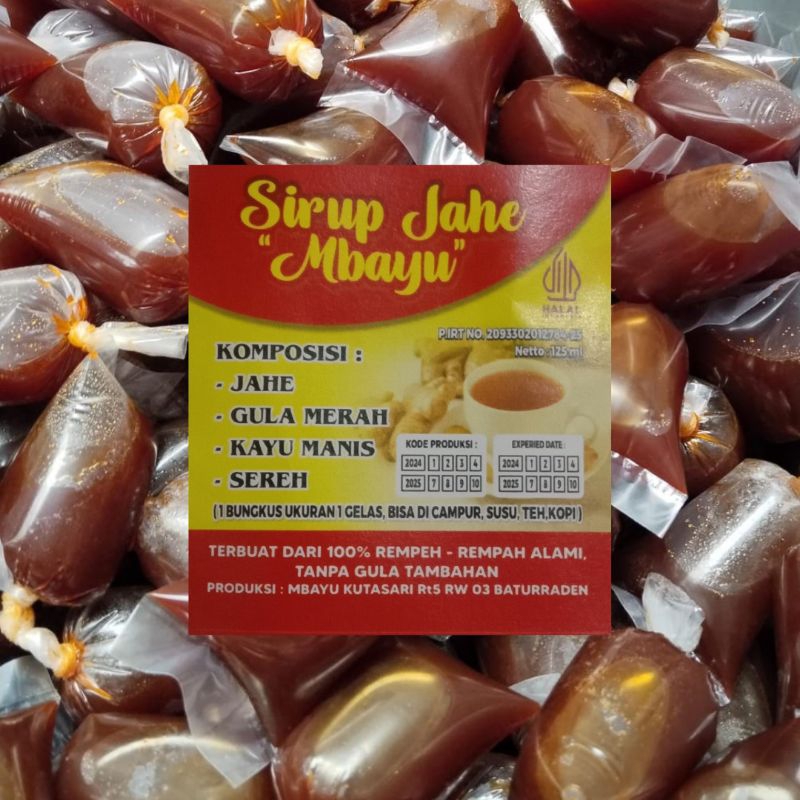 

Sirup Jahe "Mbayu" Minuman Tradisional Rempah Rempah Asli