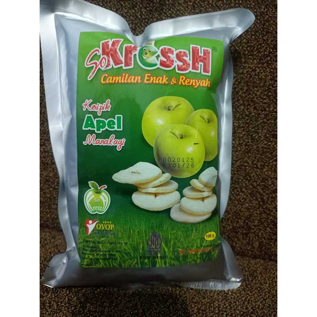 

Keripik Buah Apel (100 gr)