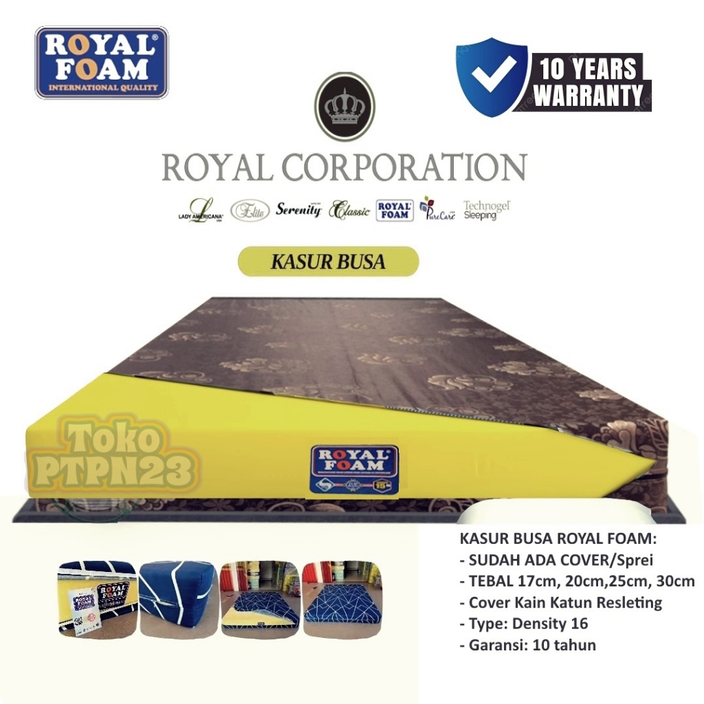 Kasur Busa Tebal 30cm Spon Royal Foam Origial Garansi