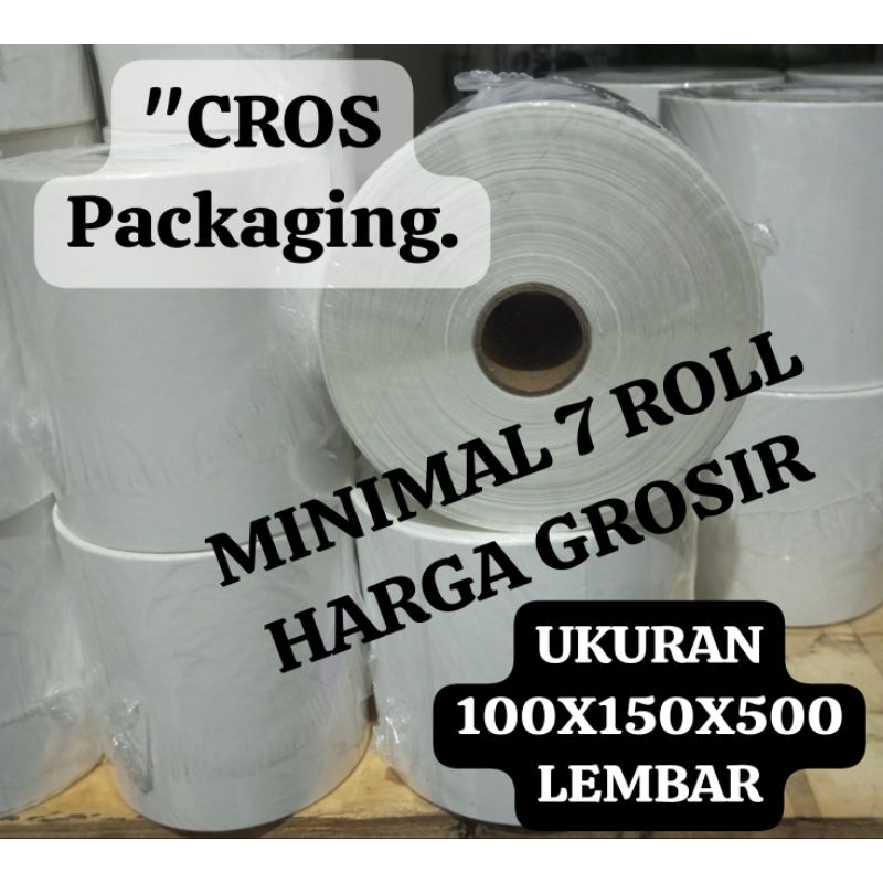 

KERTAS THERMAL, UKURAN 100*150*500 LEMBAR, MURAH