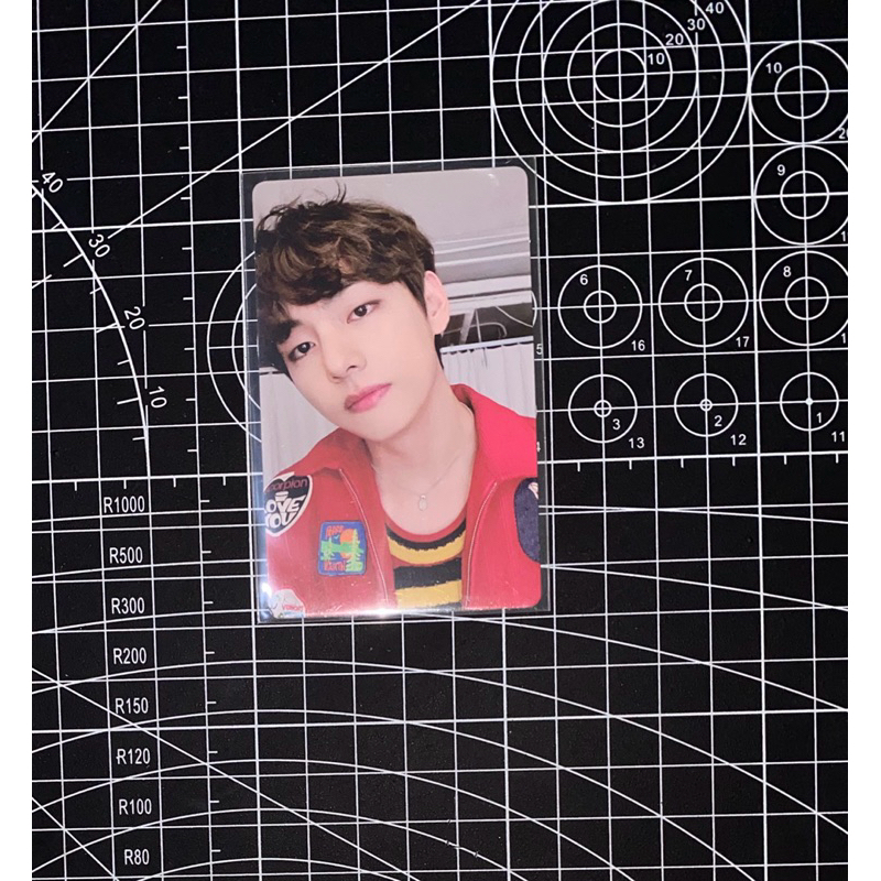 PHOTOCARD MEMORIES 2021 BLURAY BR TAEHYUNG BTS OFFICIAL PC MEMO21 BR21 V