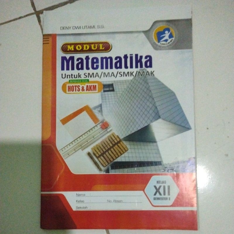 LKS Matematika kelas 12 kurikulum k13 semester 2