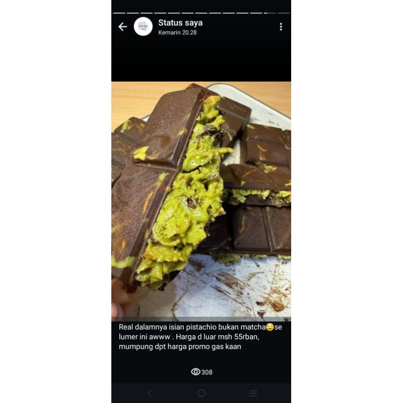 

Coklat dubai cust