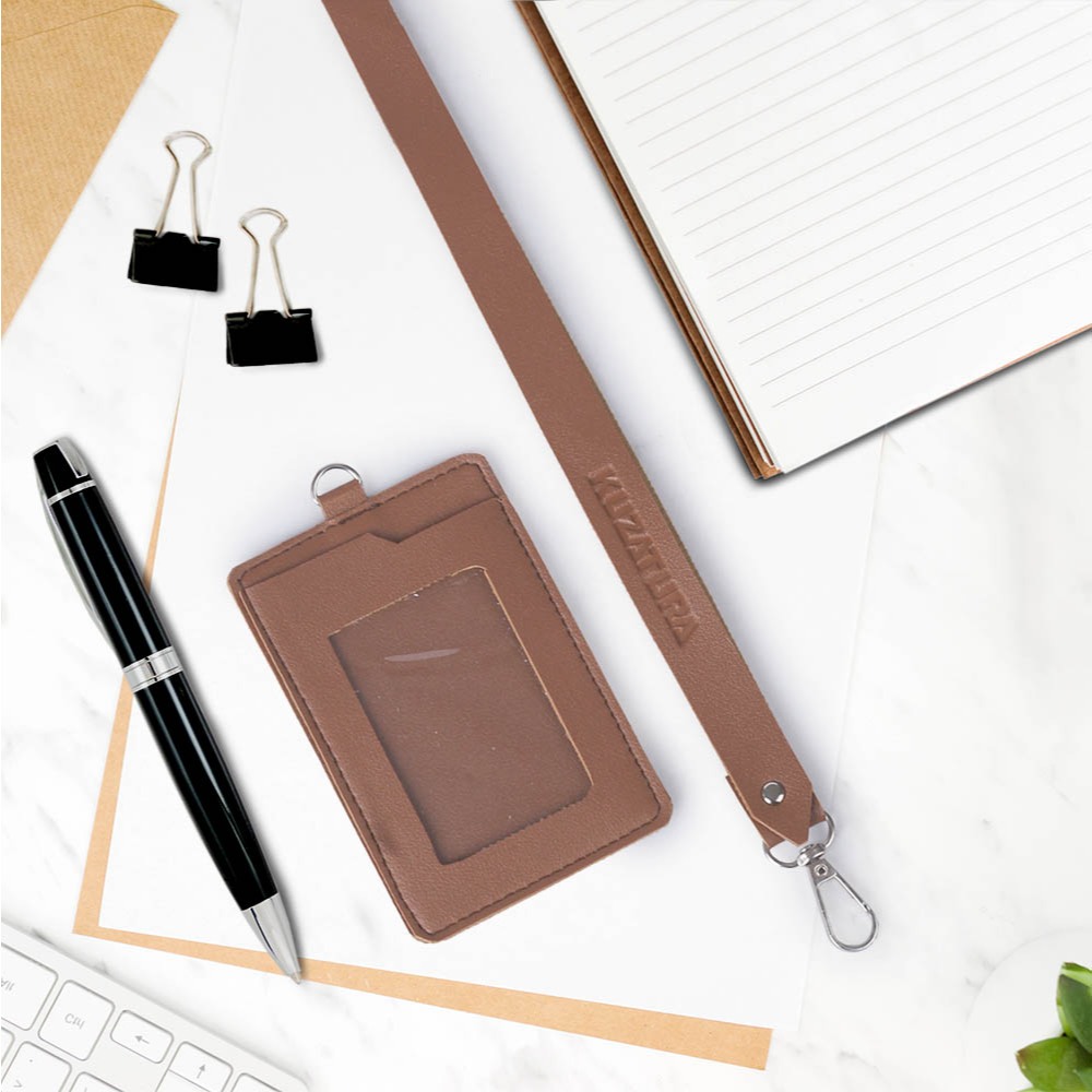 

ID Card - Name Tag Holder Kuzatura - Dompet Kartu - Tempat Kartu Gantung