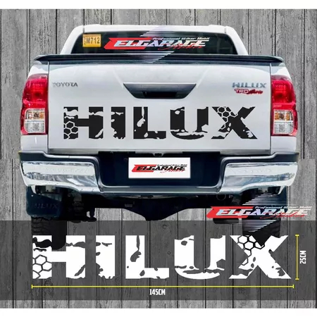 Stiker mobil hilux sticker bak mobil toyota hilux stiker mobil hilux terbaru