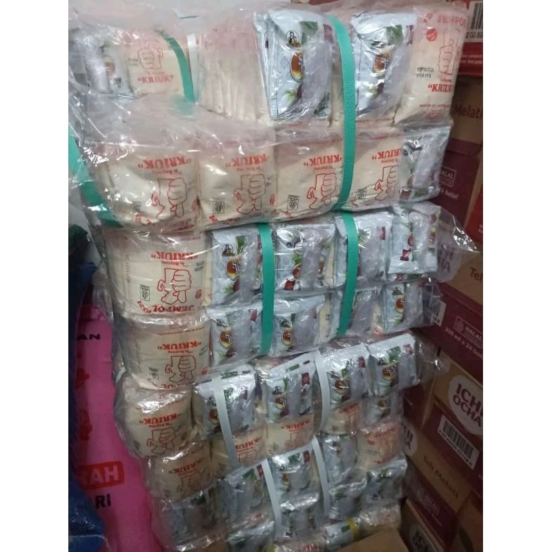 

Jempol tepung kriuk berhadiah Santen bubuk readyper pack isi 10