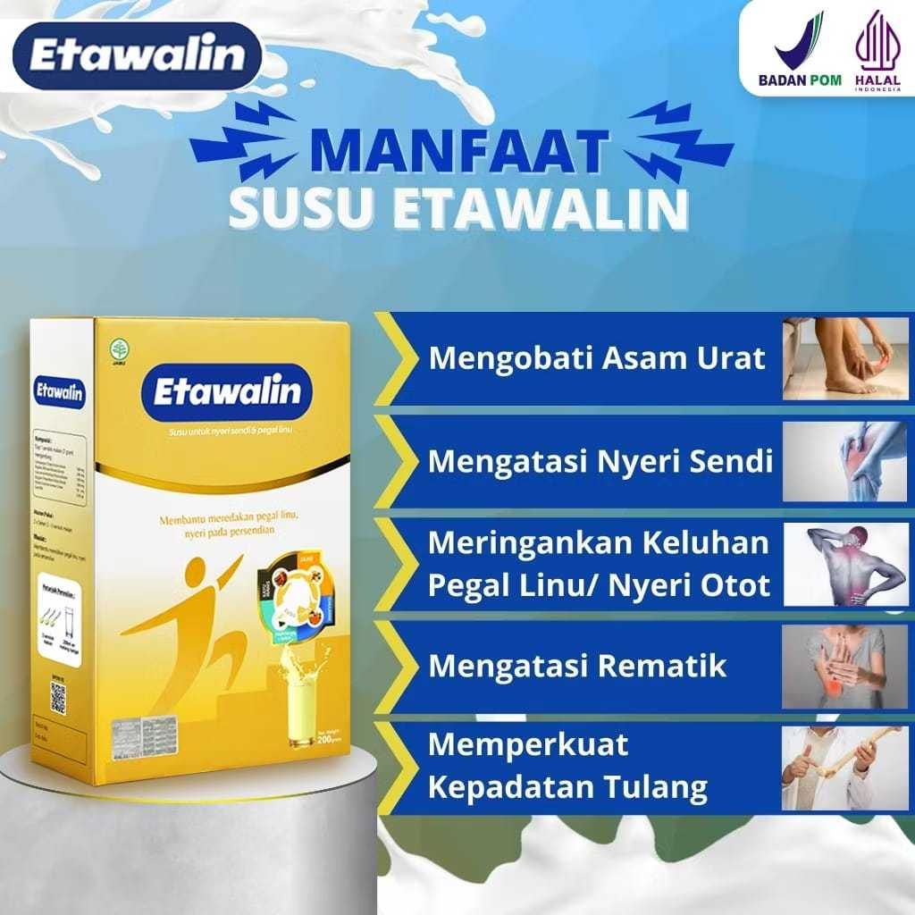 

Etawalin Susu Kambing Original Atasi Asam Urat Nyeri Sendi 1 Box