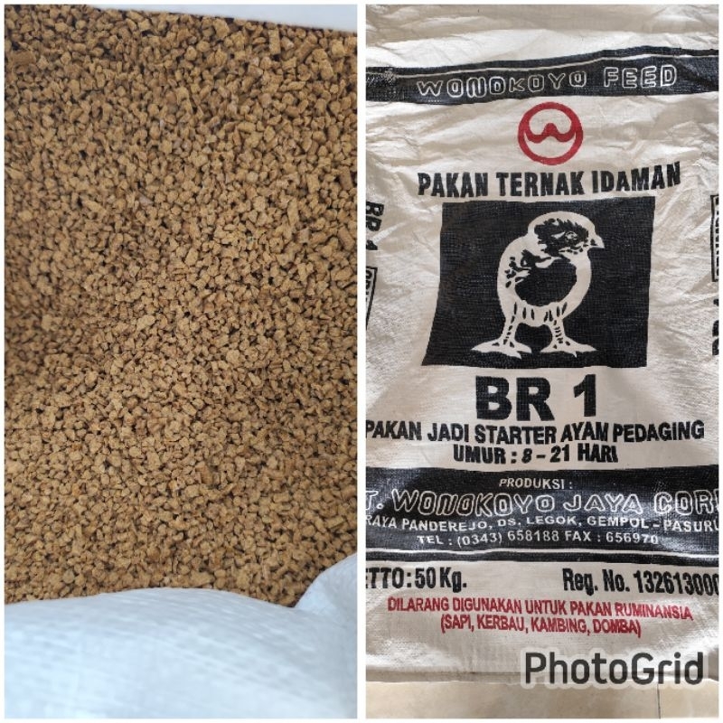 Br 1 pur ayam murah pakan itik entok ayam pedaging starter pur unggas
