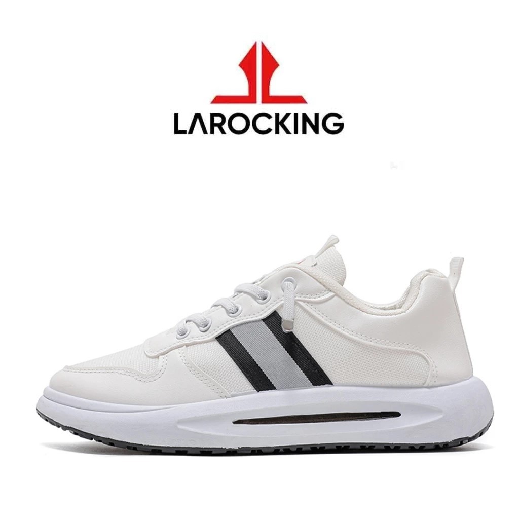 COD Pomo Terbaru Larocking - Ruby Putih Sepatu Sneakers Pria