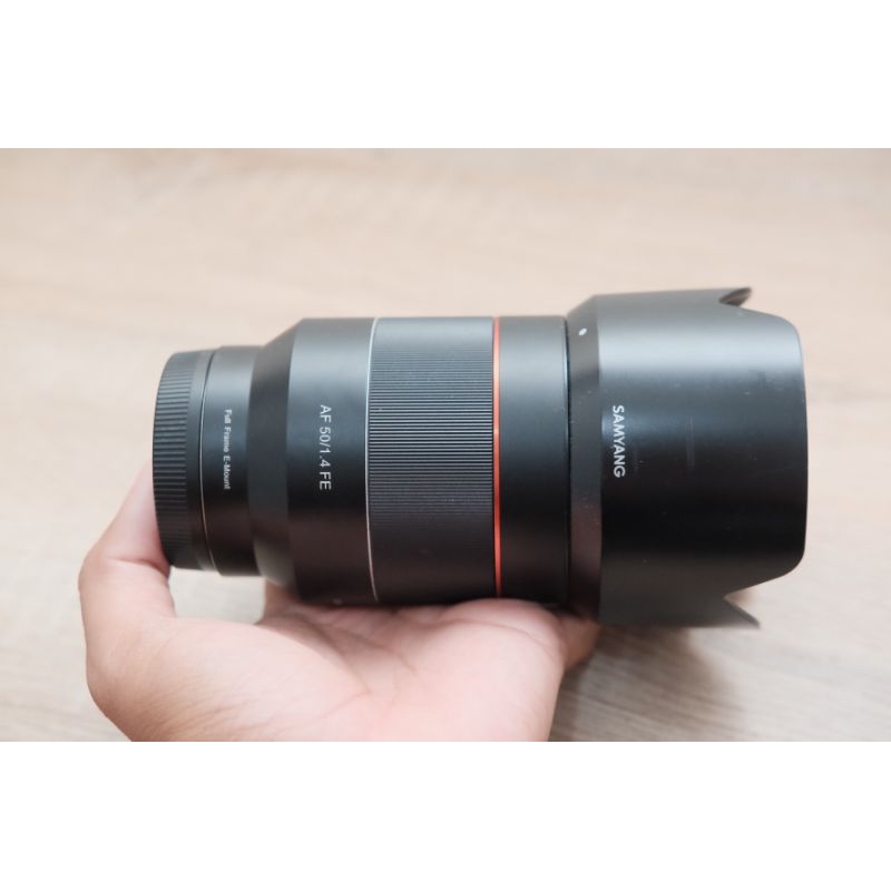 Samyang FE 50mm f1.4 AF lensa kamera mirrorless sony A7 A7ii A7iii A7iv bukan sigma 35mm 85mm