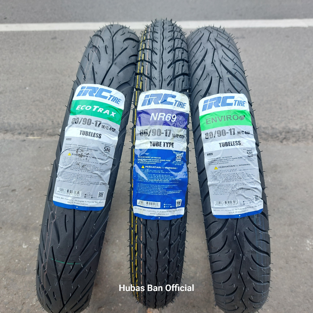 Ban IRC Ring 17 70/90 80/90 90/90 Motor Bebek Supra Revo Karisma Shogun Satria Fu Sonic