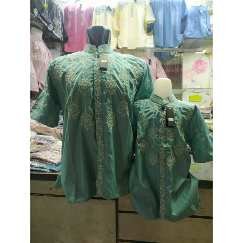 KOKO COUPLE AYAH ANAK //KOKO BORDIR COUPLE