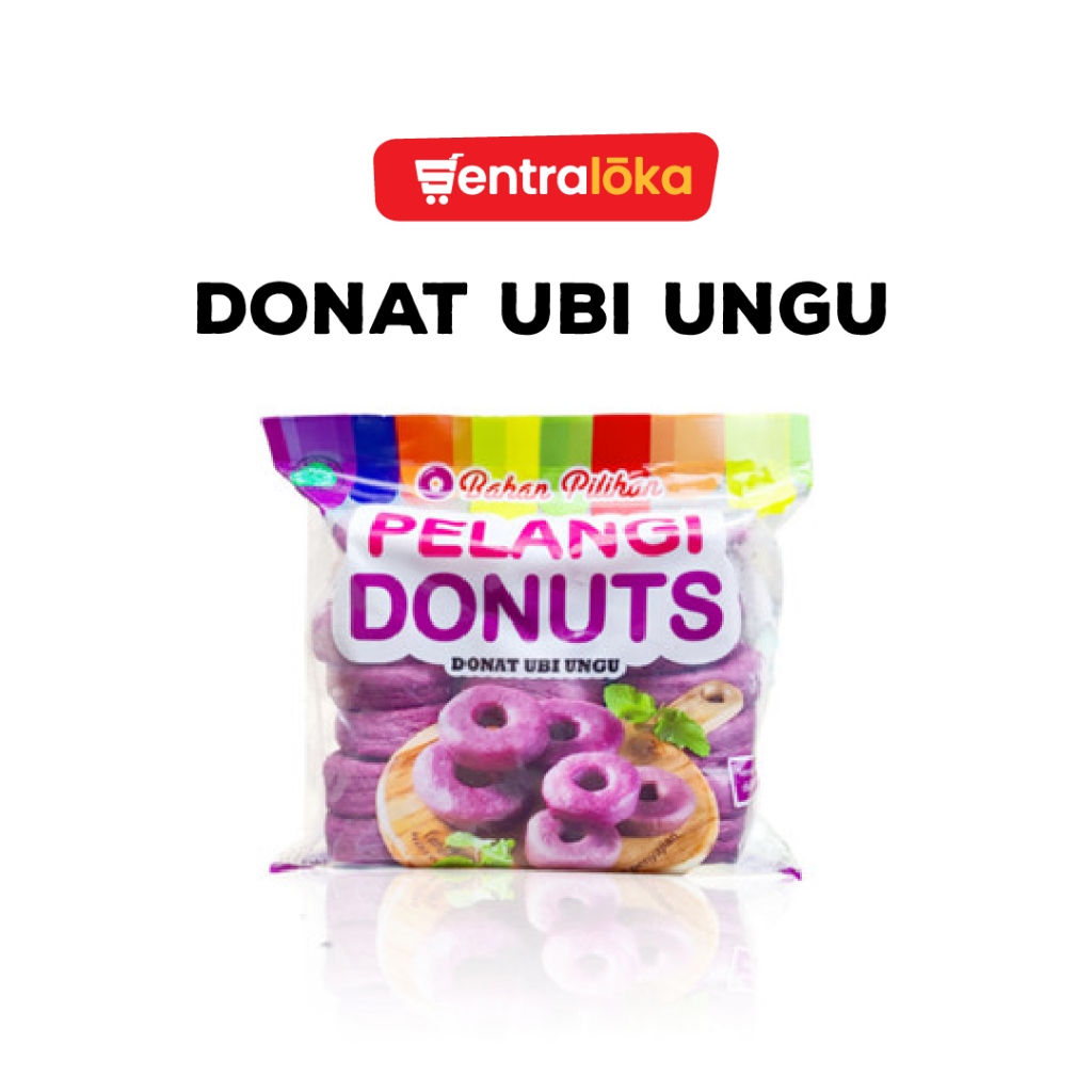 

Pelangi Donuts - Donat Ubi Ungu isi 10 dan Mini isi 21