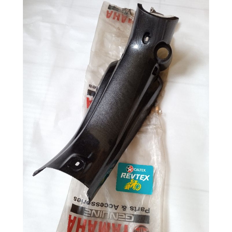 legshield legsil cover dek tengah tutup rangka Jupiter z lama cw Jupiter Burhan carbon karbon ori or