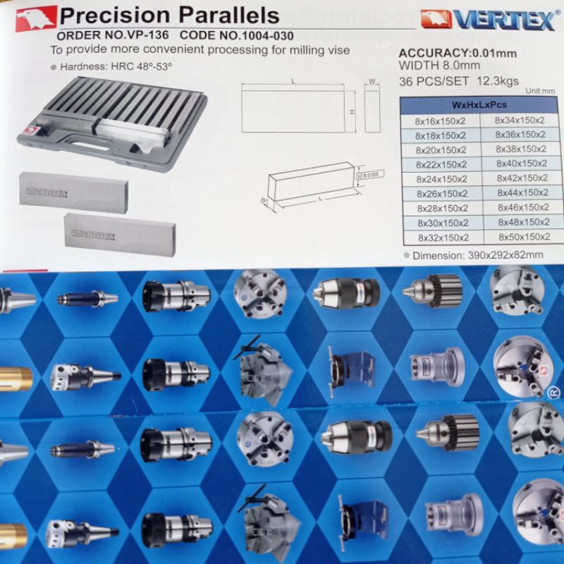 Vertex Precision parallels vp-136