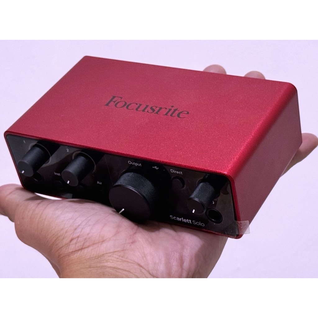 Focusrite Scarlett Solo Gen 4Th Second Like New