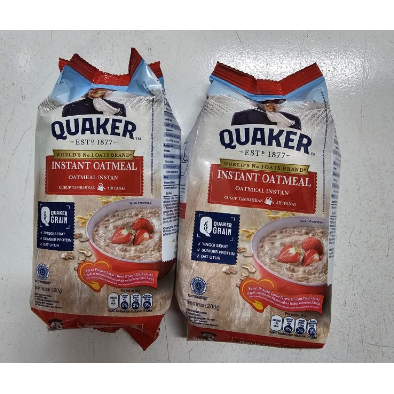 

Quaker Oatmeal Instant 200g