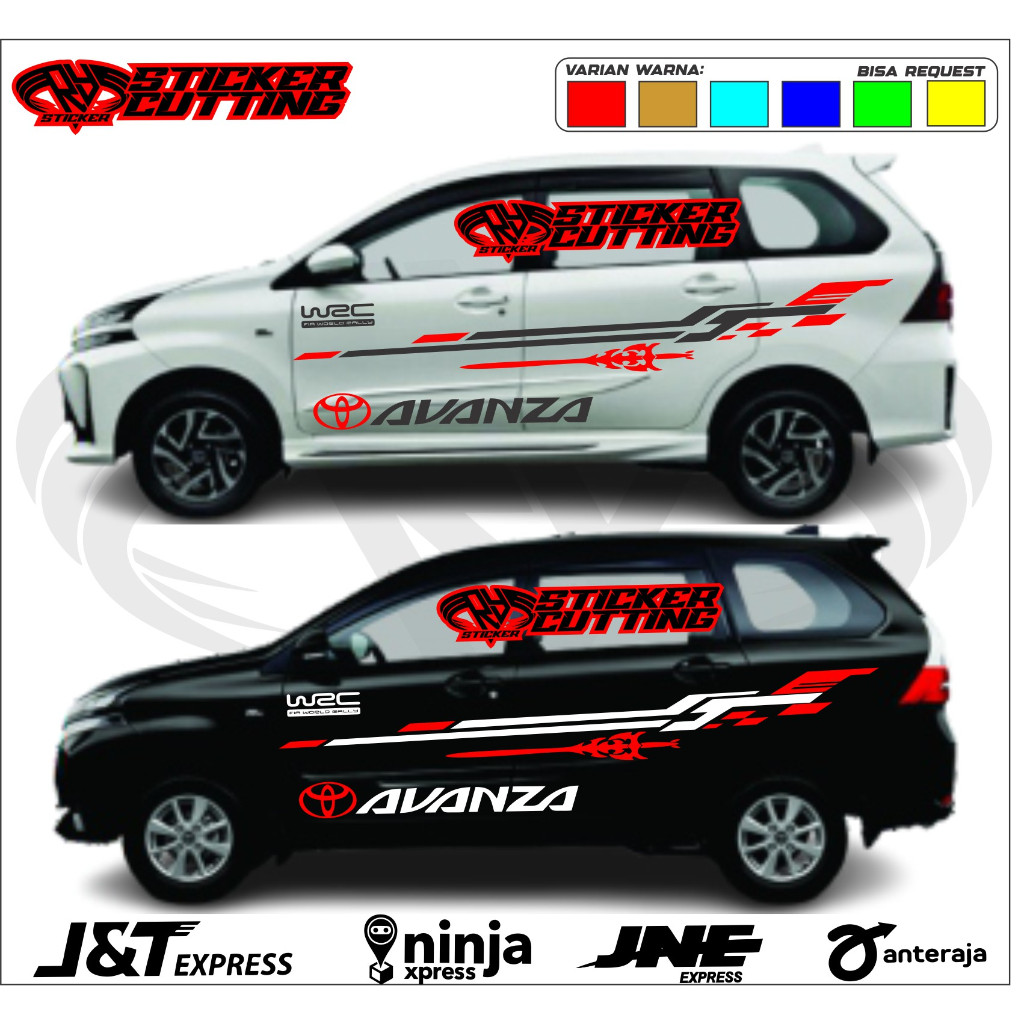 STRIPING STIKER MOBIL AVANZA XENIA