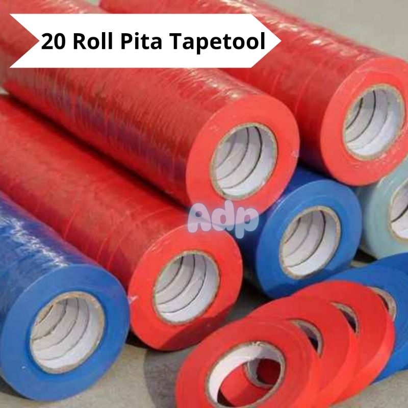 Paket 20 Roll Tali Pita Tapetool Pengikat Tanaman