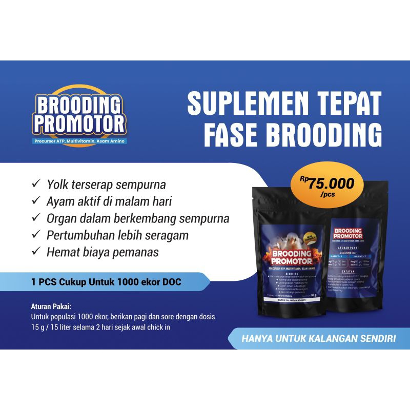 Suplemen vitamin brooding doc anak ayam broiler