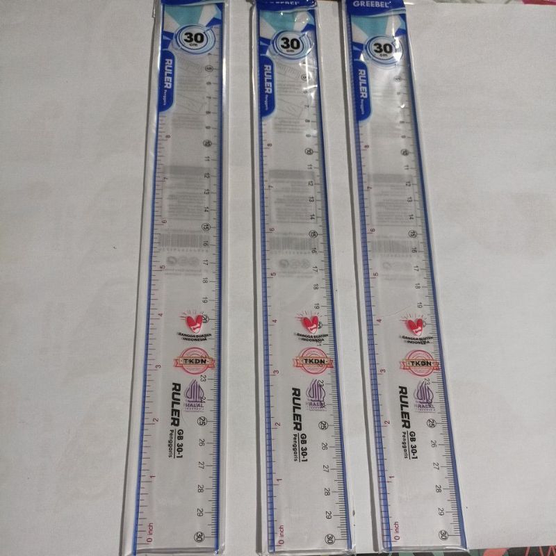 

Penggaris Panjang Tebal Greebel 30cm