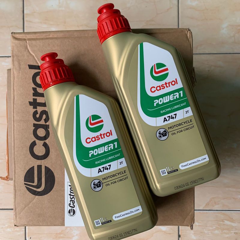 (COD) OLI SAMPING CASTROL 2 T 1 LITER ORIGINAL CASTROL KEMASAN BARU